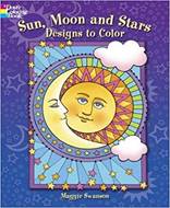 Sun, Moon and Stars Designs to Color